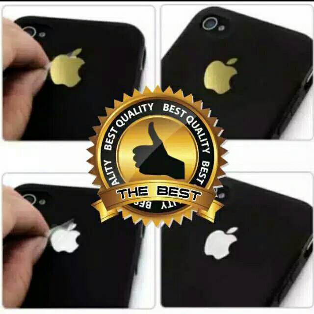 Jual Sticker aple Logo iphone 1 kotak 4pcs | Shopee Indonesia
