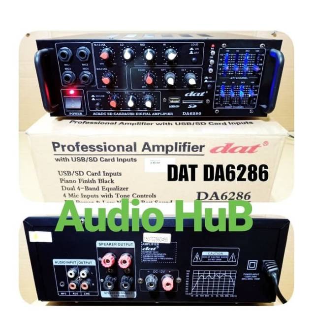 Jual AMPLIFIER DAT DA6286 AMPLI DAT DA 6286 | Shopee Indonesia