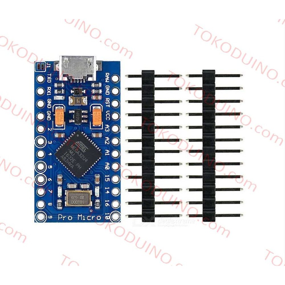 Jual ARDUINO PRO MICRO PROMICRO ATMEGA32U4 16MHZ 5V ARDUINO PROM lop3 ...