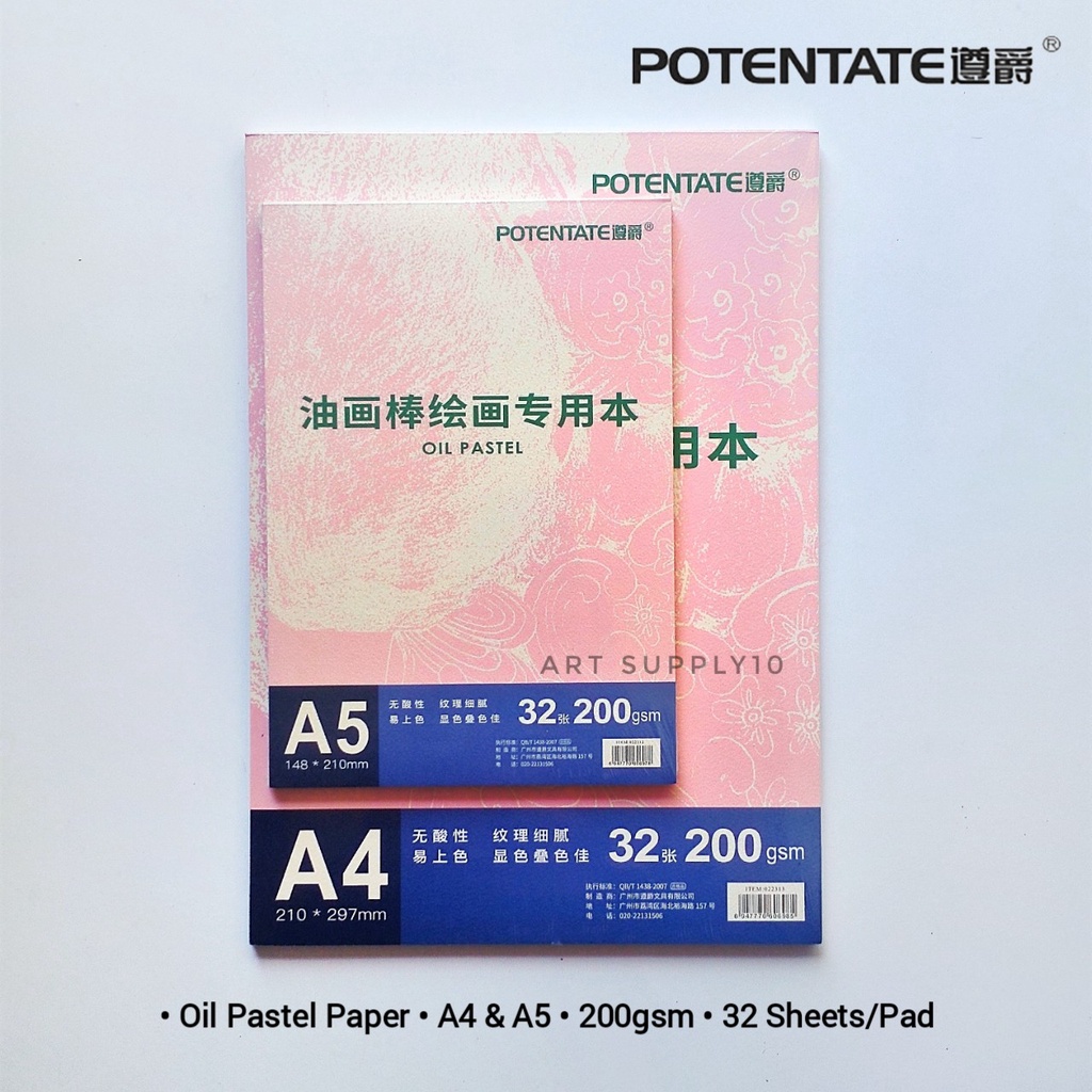 Jual Potentate Oil Pastel Paper Pad A4 / A5 Shopee Indonesia