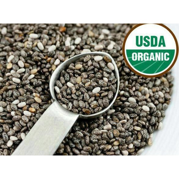 Jual Organic Black Chia seed 100 gram Mexico murah berkualitas Chia ...