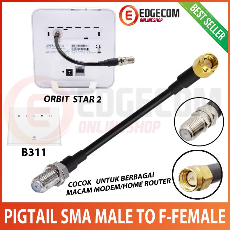 Jual Pigtail Modem Router Orbit Star 2 , N2 , H2 , H3, B311 , B320 ...