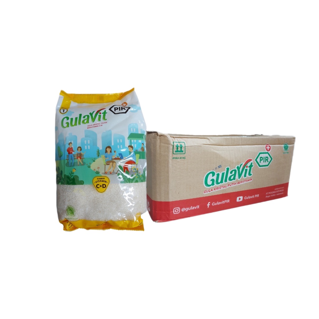 Jual Gula Pasir Gulavit Dos 20 Pcs 1 Kg Shopee Indonesia 0413