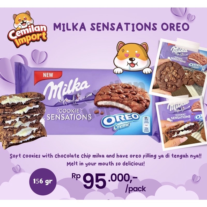 Jual Milka Cookie Sensation Oreo Shopee Indonesia