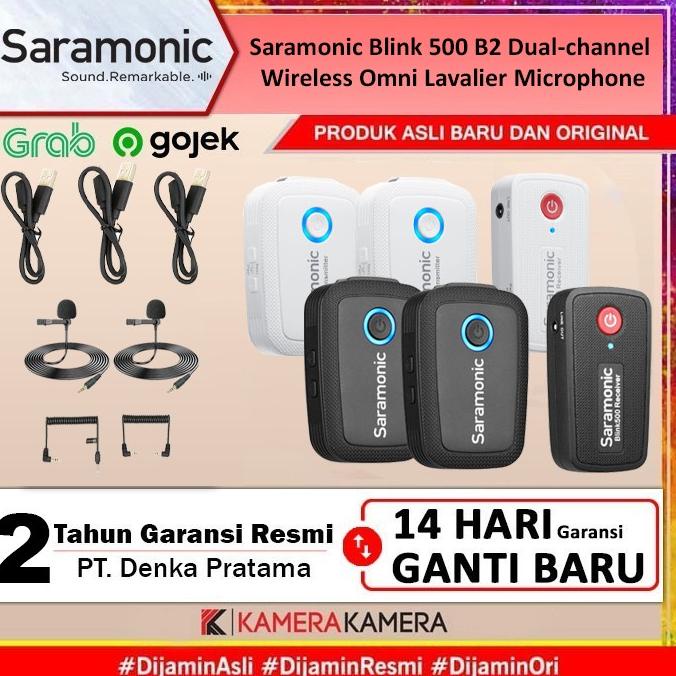 Jual Saramonic Blink 500 B2 Dual-Channel Wireless Omni Lavalier ...