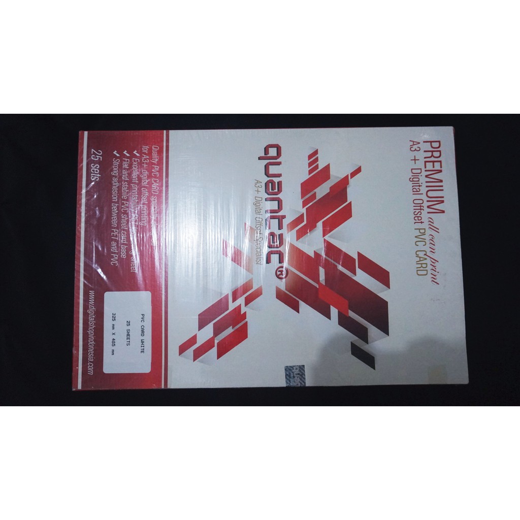 Jual QUANTAC PVC Laser A3+ (Bahan ID Card) | Shopee Indonesia