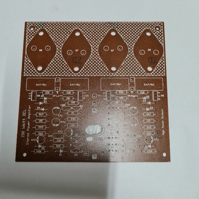 Jual Pcb Power Ocl W Stereo Jengkol Shopee Indonesia