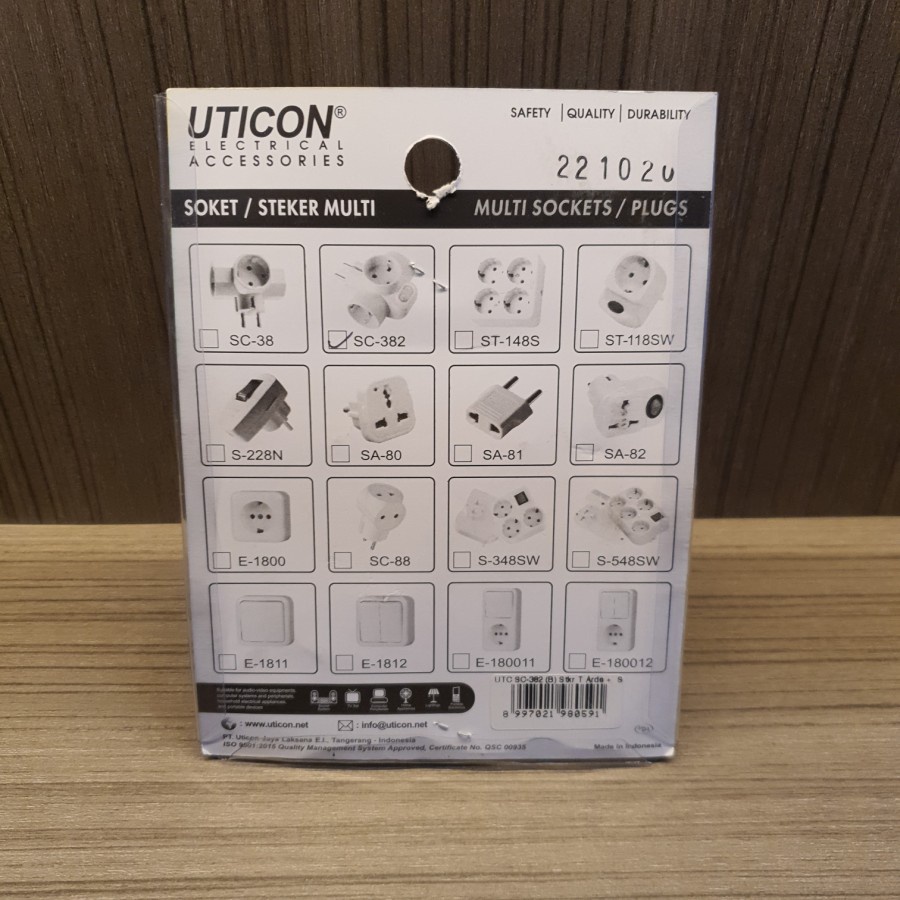 Jual Uticon Cabang 3 Colokan Steker T Arde Stop Kontak Steker Multi SNI ...