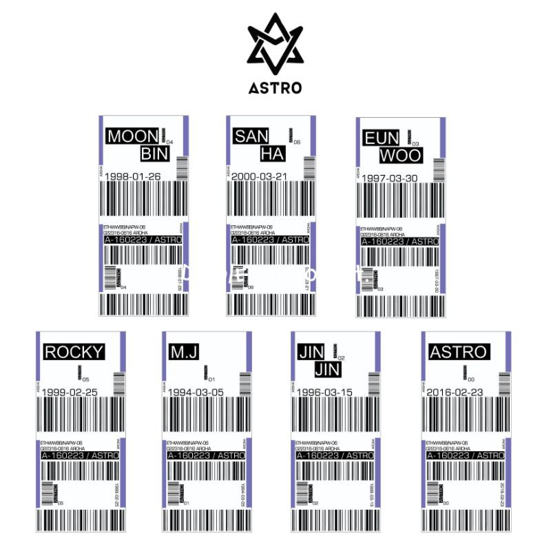 Jual ASTRO STIKER BARCODE + MV (Bisa di scan) | Shopee Indonesia