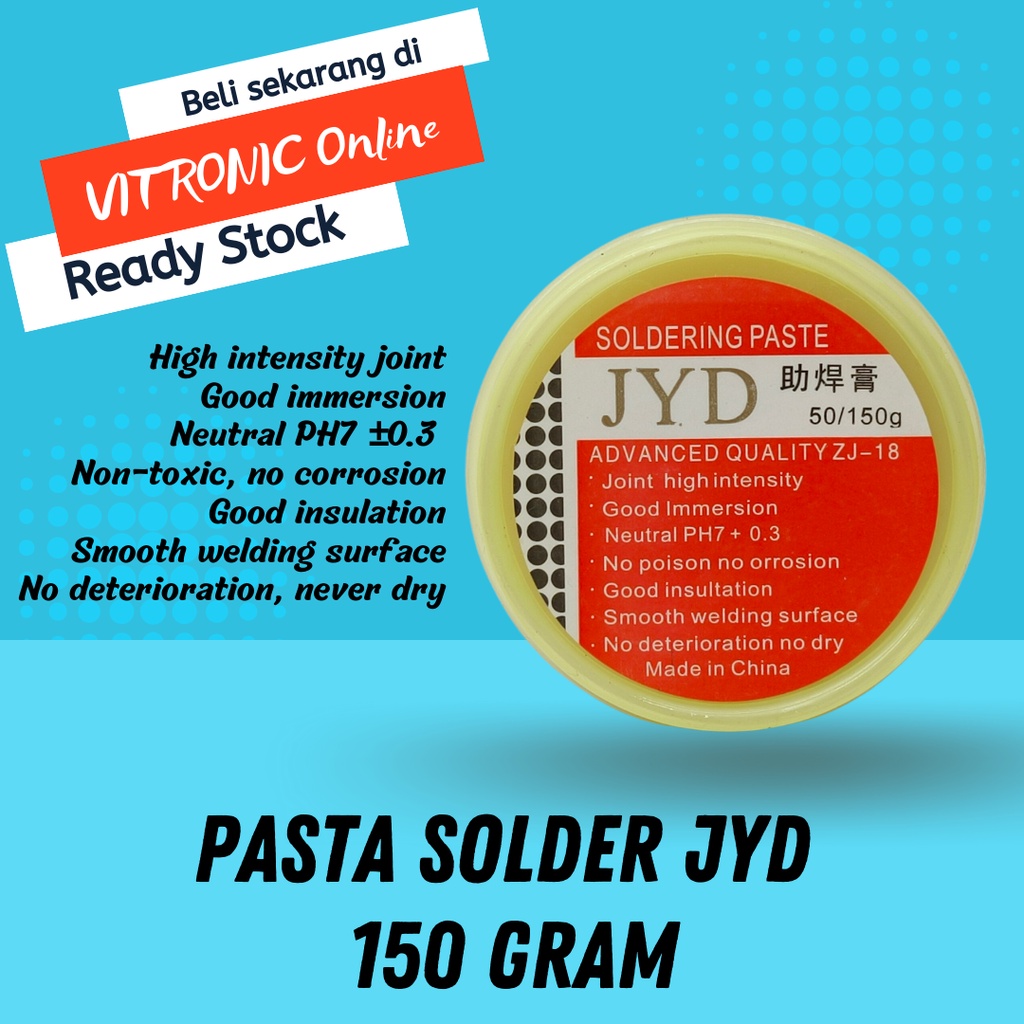 Jual Pasta Solder JYD 150 Gram Soldering Paste 150gr Shopee Indonesia