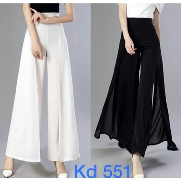 VM Celana Kulot Fashion Celana Kombinasi Sifon Scuba Celana Wanita JessicaCollection 551
