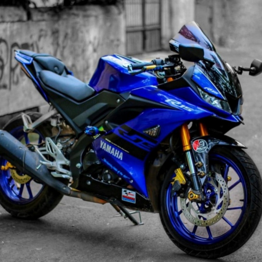 Jual Winglet Yamaha R15 V3 Hitam Doff Merah Biru Kuning Putih Bahan ...