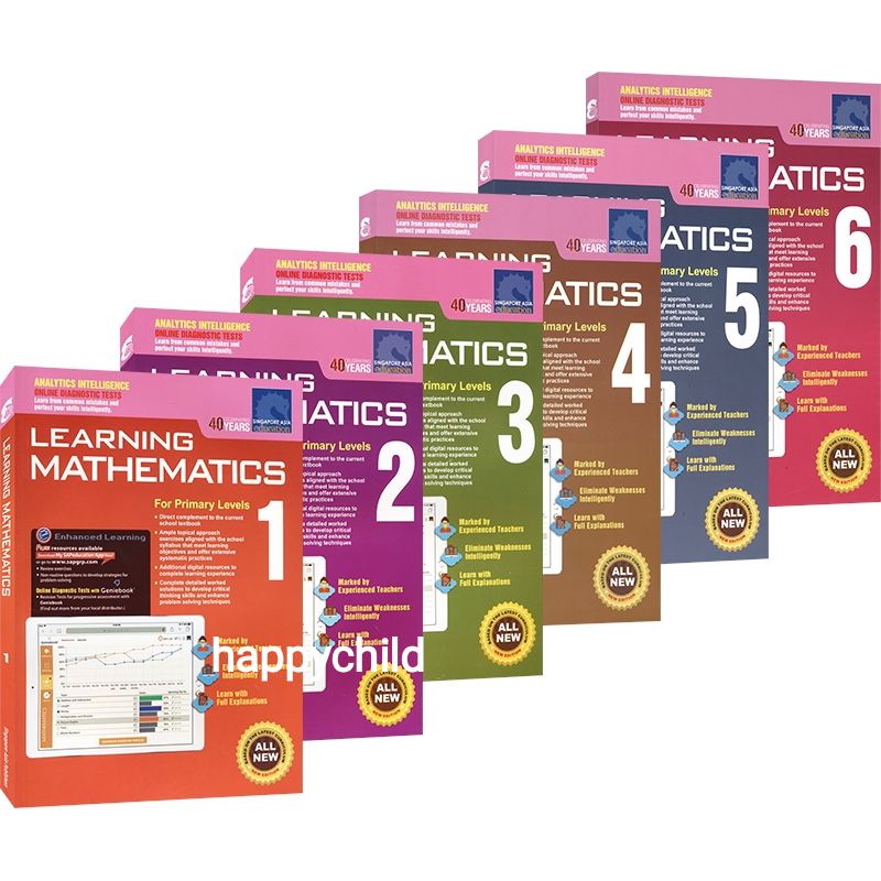 Jual 6 buku learning mathematics primary school sap buku anak