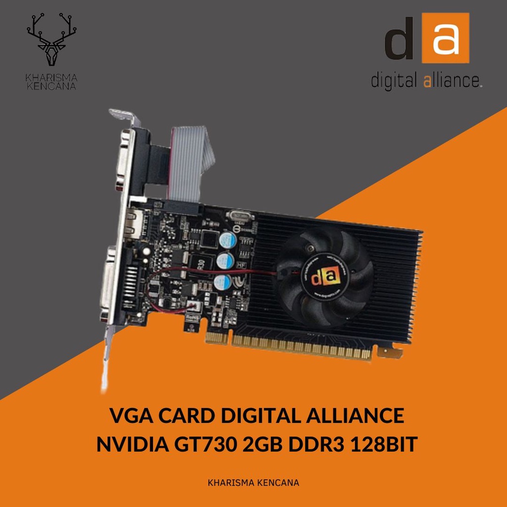 Jual VGA CARD Digital Alliance NVIDIA GT730 2GB DDR3 128bit Shopee
