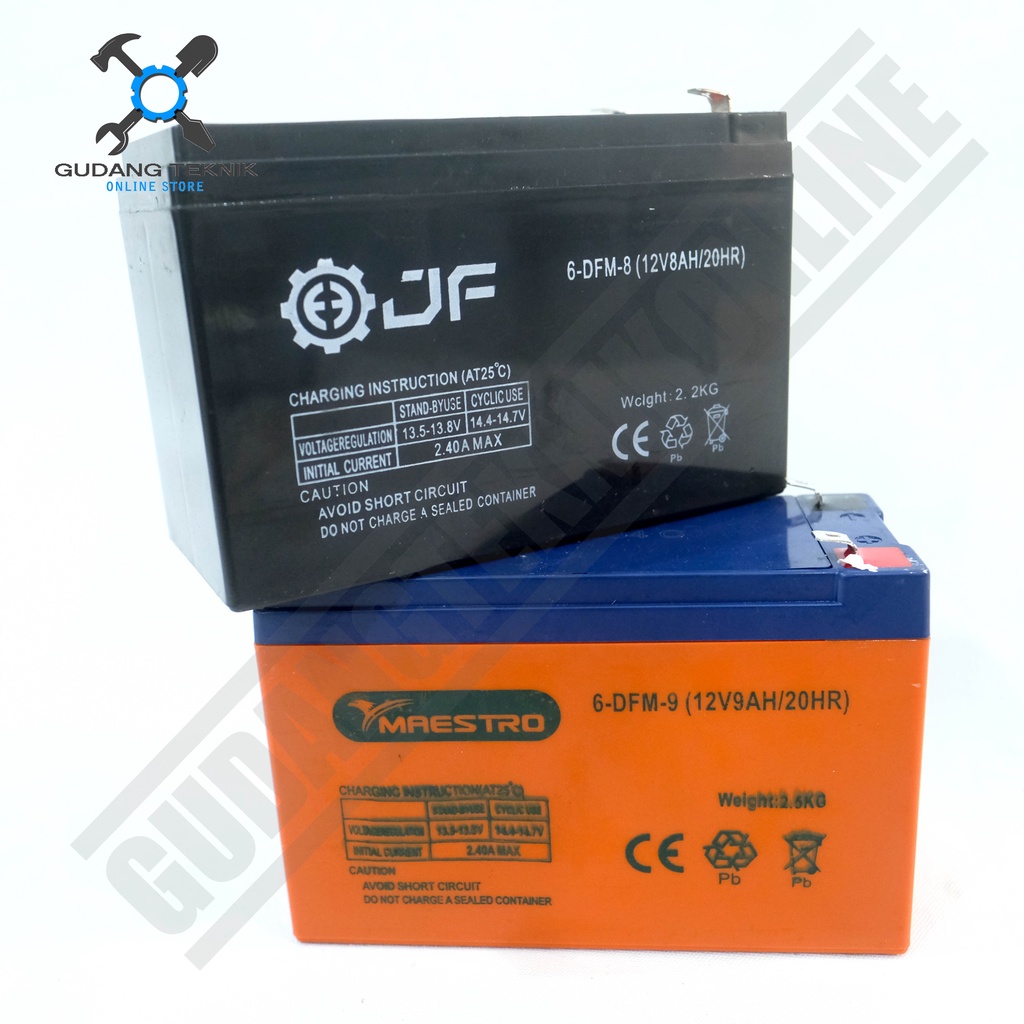 Jual Baterai Sprayer Hama Elektrik 12V 8Ah 9Ah JF MAESTRO / Aki Sprayer