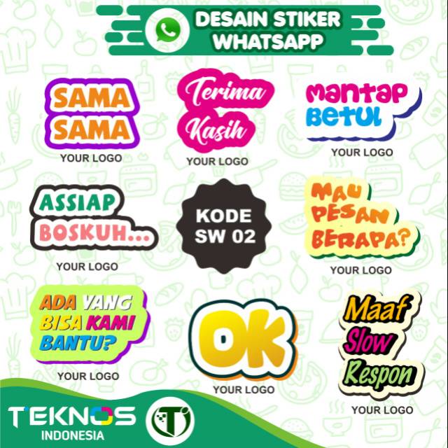 Jual Stiker Sticker Wa Whatsapp Media Branding Shopee Indonesia