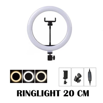 Ringlight Holder Phone Ring Fill Light Streaming Selfie Tiktok Zoom