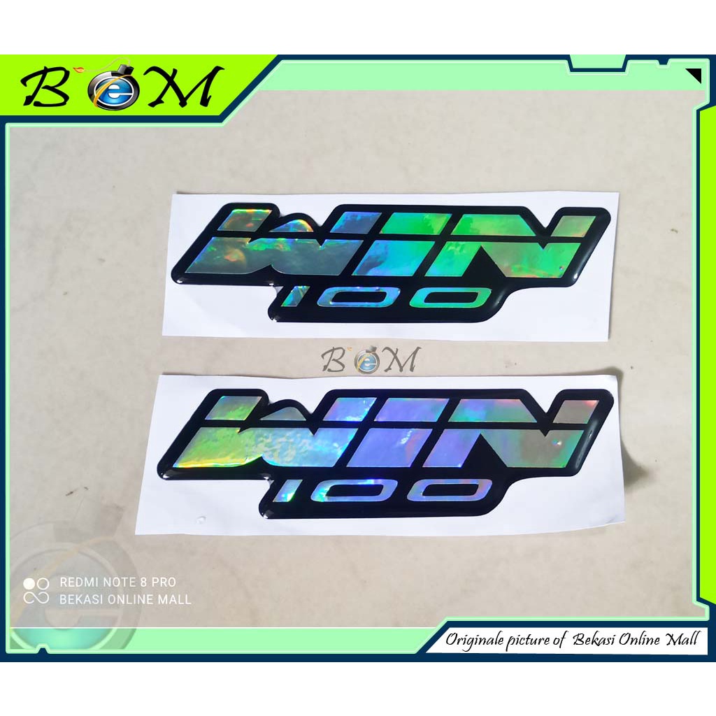 Jual Stiker Sticker Emblem Logo Resin Honda Win Timbul Shopee Indonesia