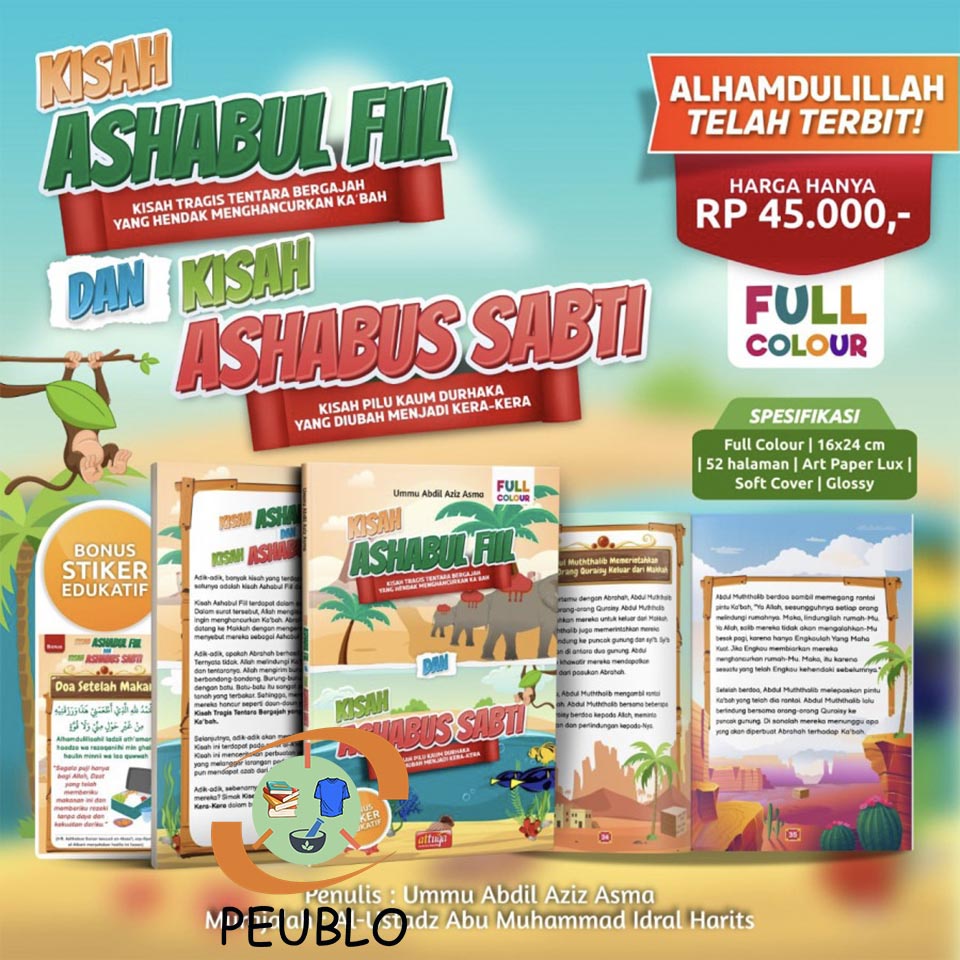 Jual BUKU KISAH - KISAH ASHABUL FILL DAN ASHABUS SABTI | Shopee Indonesia