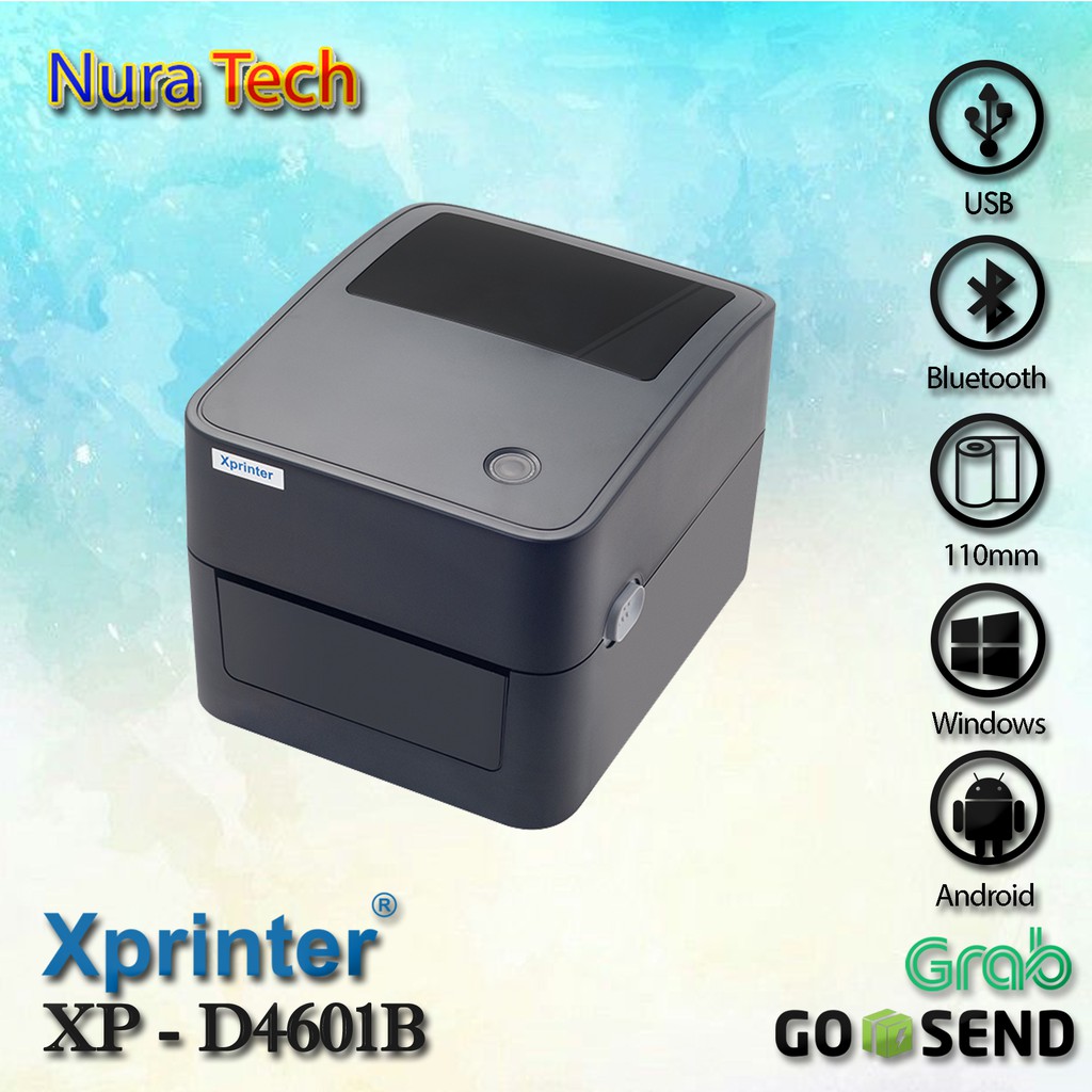 Jual PRINTER BARCODE THERMAL XPRINTER XP-D4601B USB BLUETOOTH XP D4601B ...