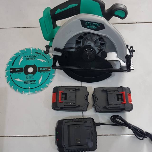 NRT PRO CX58DC Circular Saw Cordless mesin gergaji baterai dc 58 dc