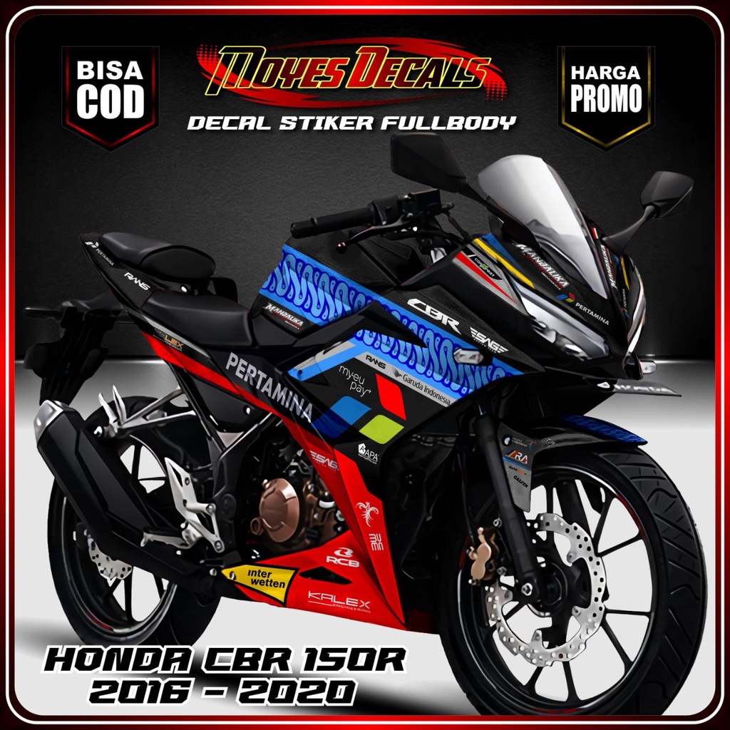 Jual Sticker Decal CBR 150R Desain Mandalika Fullbody | Shopee Indonesia