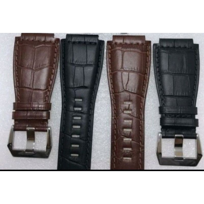 Jual Strap Tali jam kulit Bell & Ross Leather Strap kulit Bell&Ross
