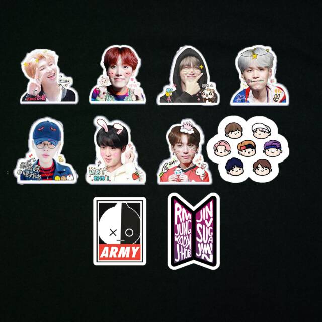 Jual stiker lucu bts Sticker | Shopee Indonesia