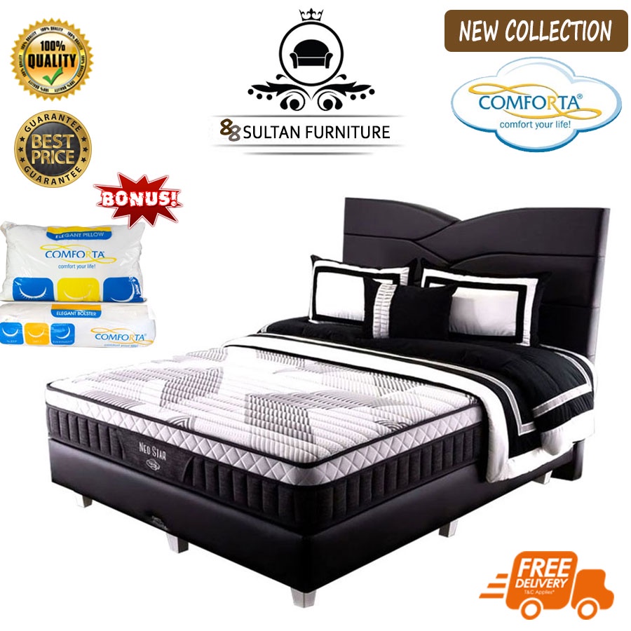 Jual COMFORTA Kasur Springbed ( Neo Star ) Full Set | Shopee Indonesia