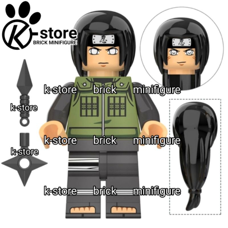 Jual lego naruto neji hyuga fourth sinobi world war minifigure | Shopee ...