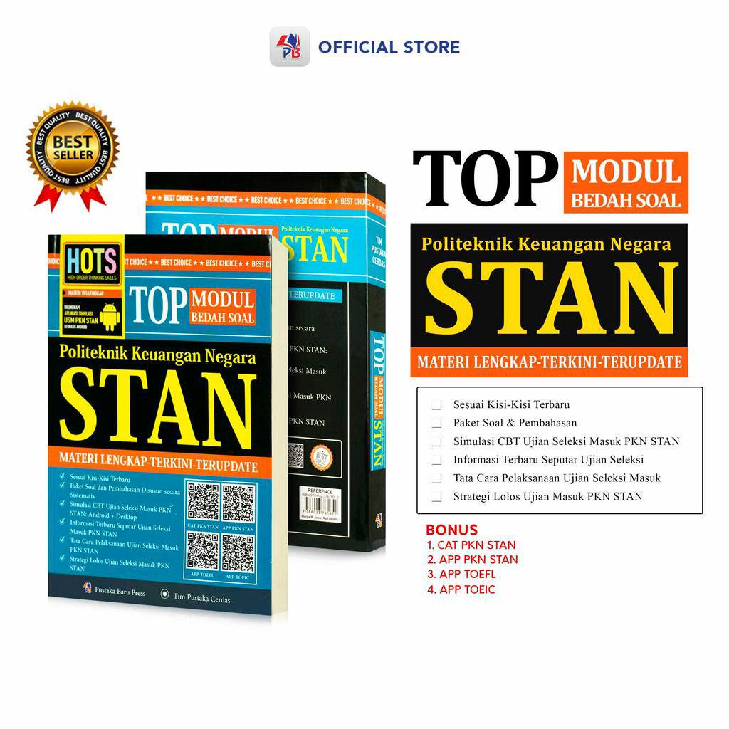 Jual Buku Stan 2024 2025 / Pkn Stan 2024 2025 / TOP Modul Bedah Soal