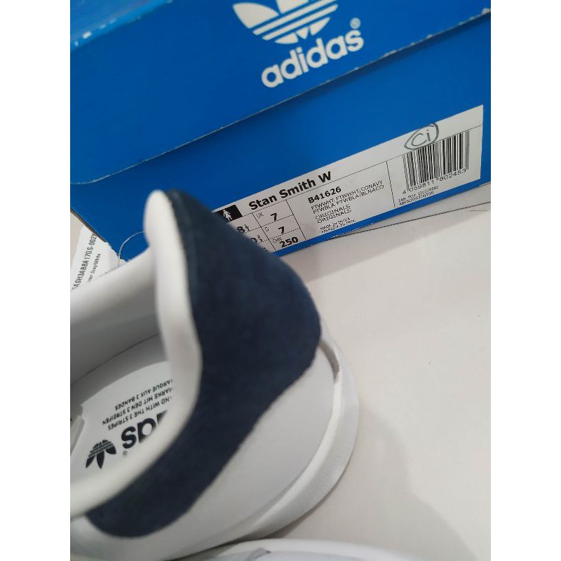 ADIDAS STAN SMITH W WHITE NAVY B41626