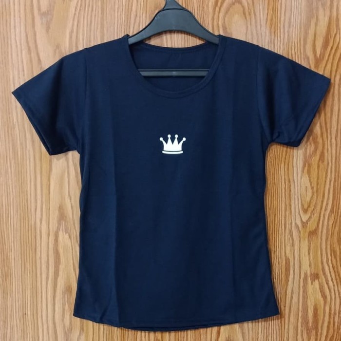 Jual KAOS POLOS WANITA ( BIRU DONGKER ) PRODUK NYATA BAGUSNYA