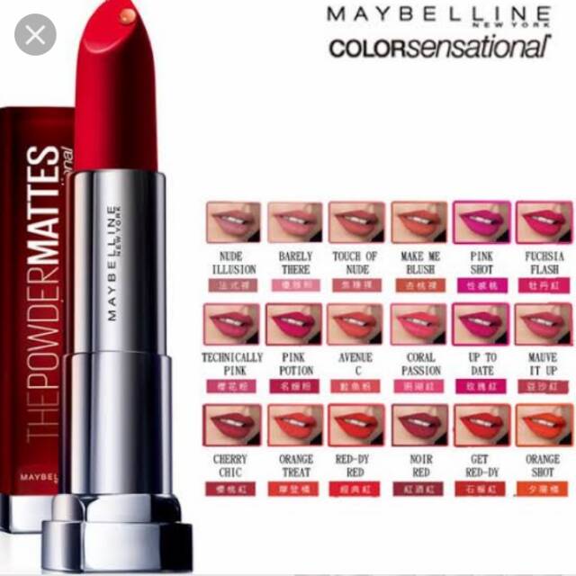 Jual Myabelline The Powder Mattes | Shopee Indonesia