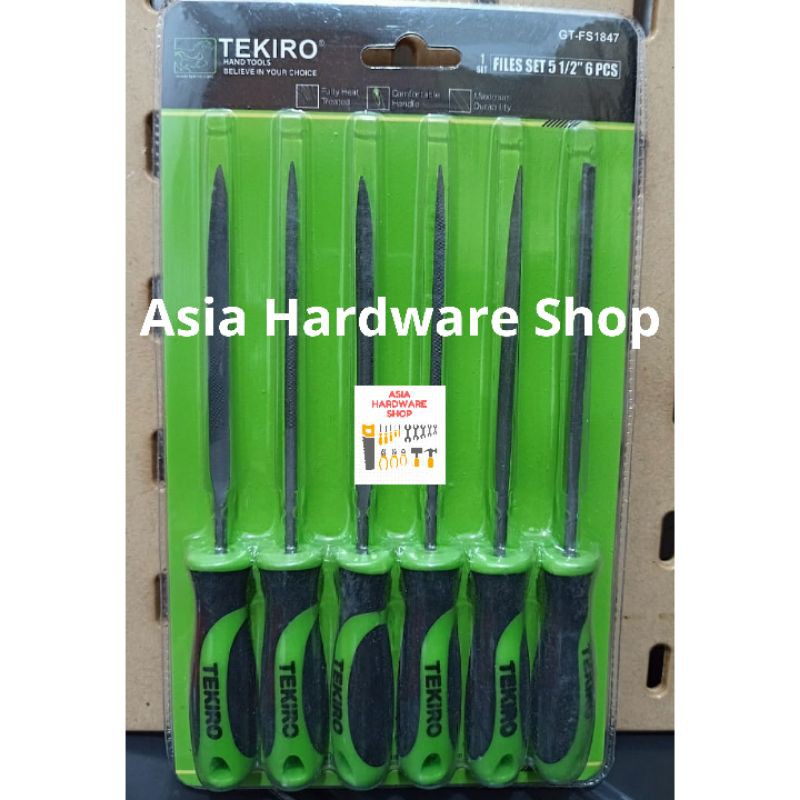 Jual Kikir Besi Set 6 Pcs 5 1 2 Tekiro Files Set 6pcs 5 5 Inci Inch