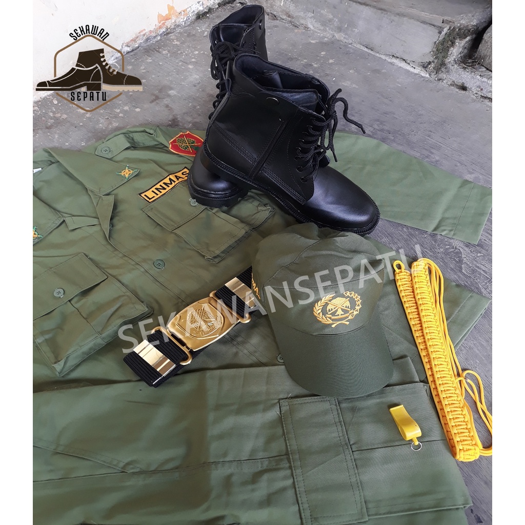 Jual Seragam PDL Linmas Lengkap Seragam Hansip Linmas Pemilu | Shopee ...
