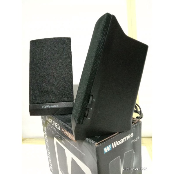 Jual speaker aktif audio zone 2.0 wearnes for pc hp komputer mantaps