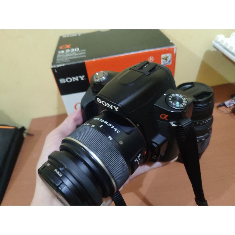 Jual DSLR Sony a230 fullset Shopee Indonesia