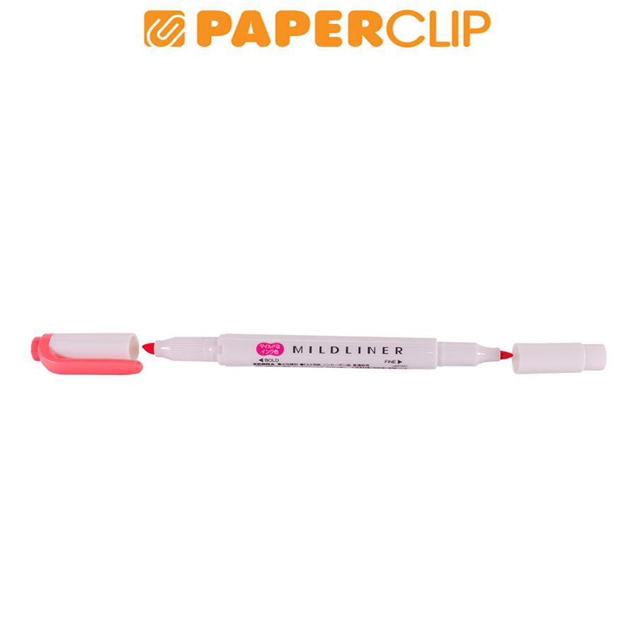 Jual TEXLINER / HIGHLIGTER ZEBRA MIDLINER CORAL PINK | Shopee Indonesia