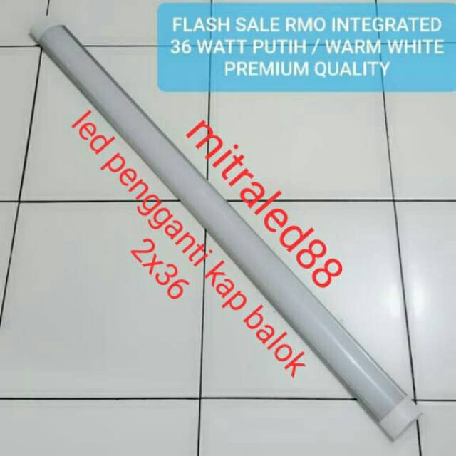 Jual Lampu neon led RMO 40w/40watt TL LED outbow tempel Flat super ...