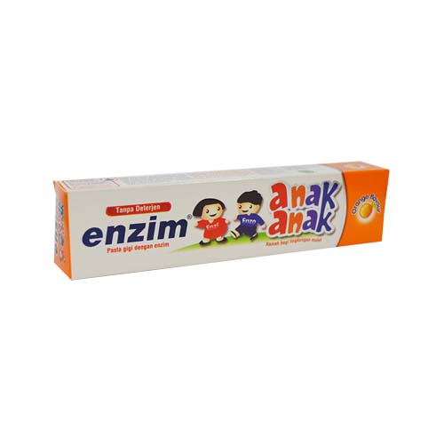 Jual Enzim Pasta Gigi Anak Orange 63gr - Pasta Gigi Enzim | Shopee