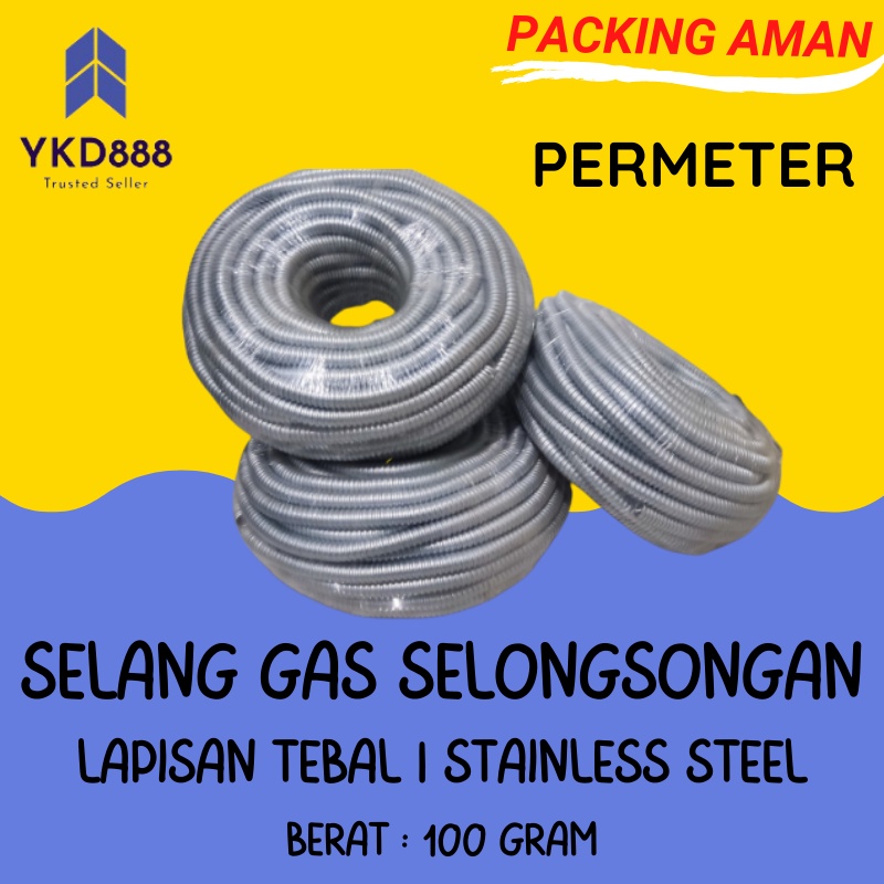 Jual Pelindung Selang Gas Selongsongan Permeter Selongsong Pelindung Selang Gas Anti Gigit