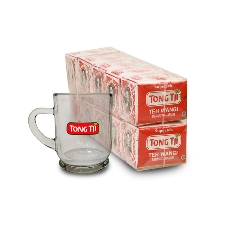 Jual Tong Tji Bundling Tong Tji Super Jasmine Tea 40g Gratis Gelas ...