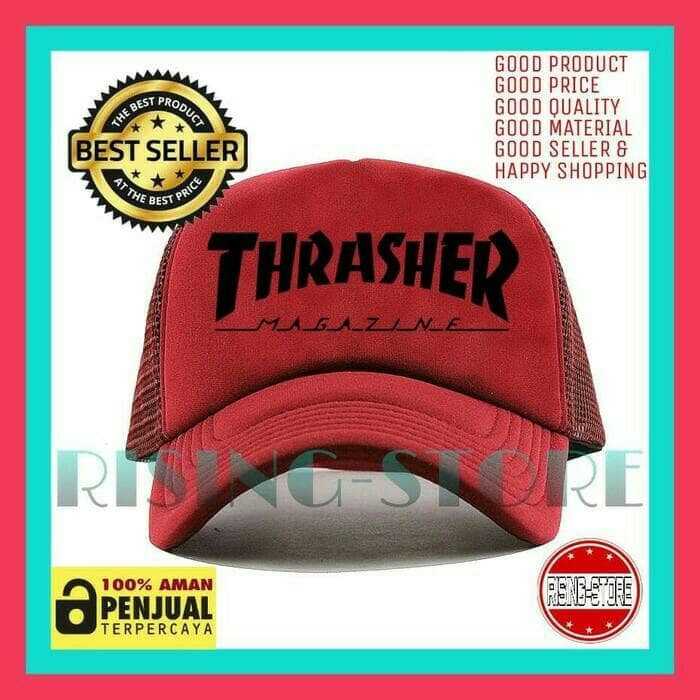 Jual TOPI SNAPBACK / JARING THRASHER | Shopee Indonesia