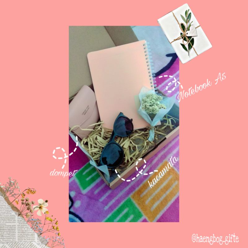 Jual T Box Aesthetic Kado Wisuda Hampers Aesthetic Shopee Indonesia 7666