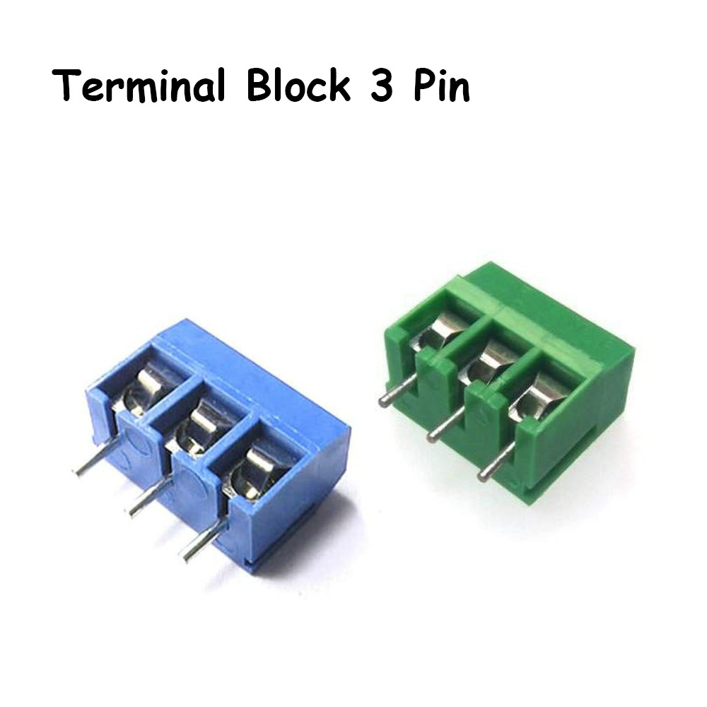 Jual Terminal Block 3Pin Screw 3 Pin PCB Konektor Blok 3P Connector