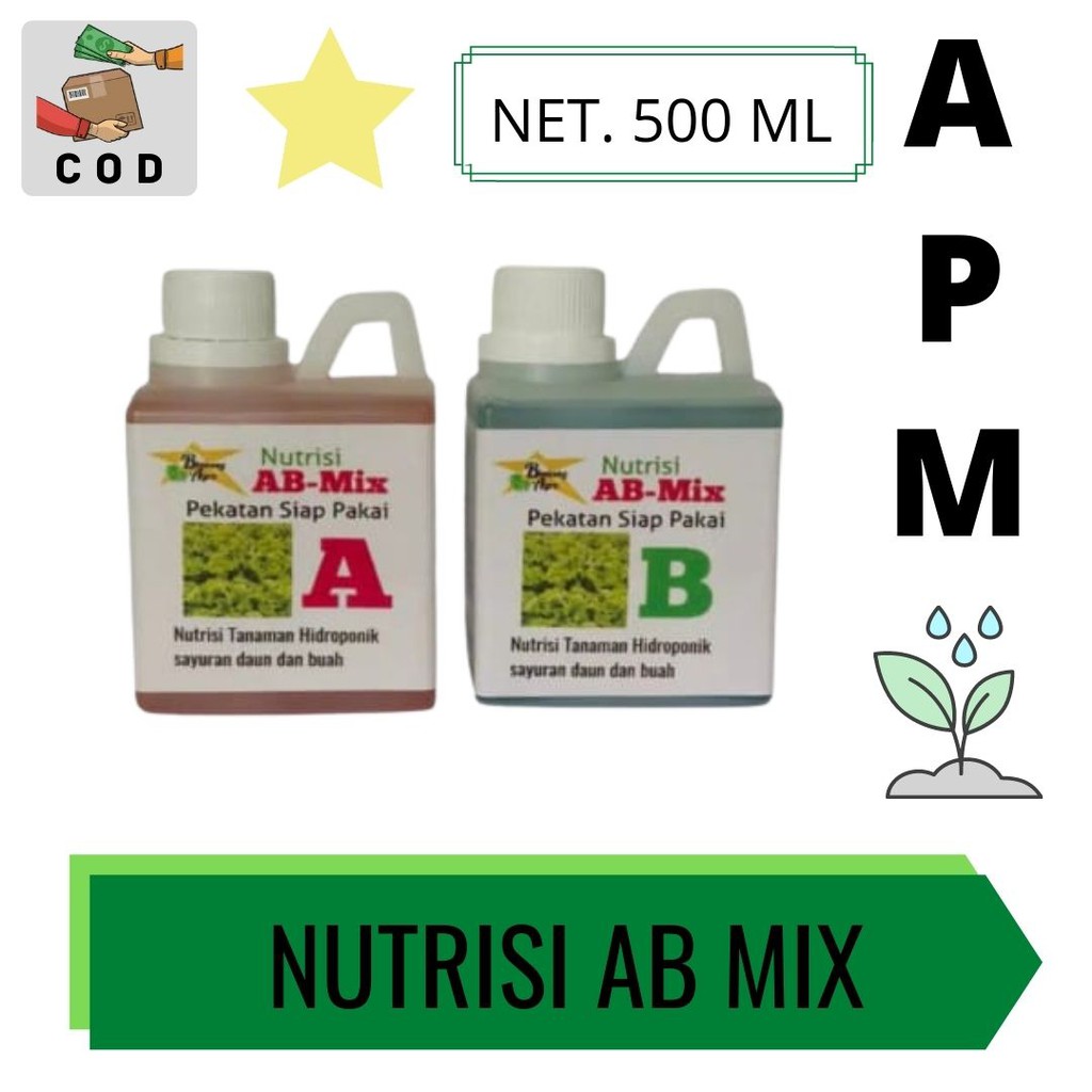 Jual Nutrisi Tanaman AB Mix Pupuk Cair Organik Pekatan Penyubur ...