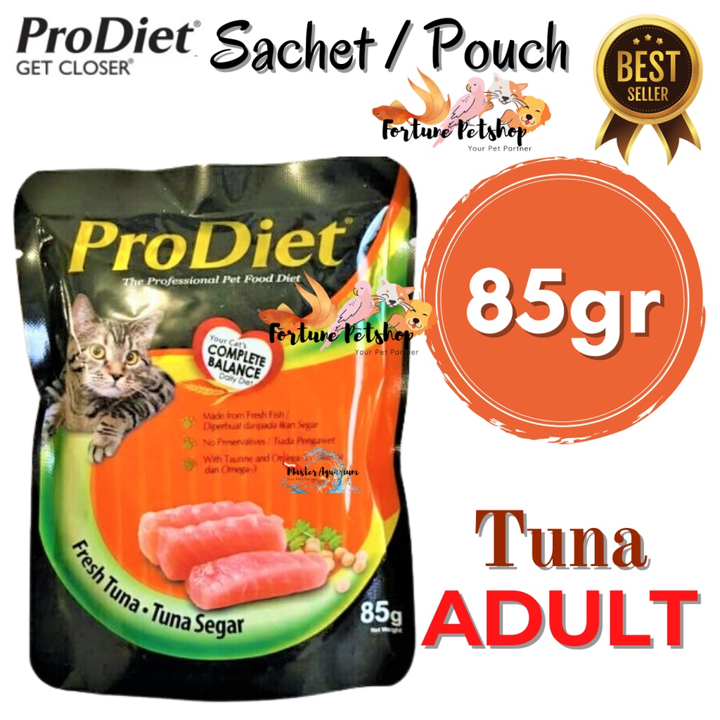 Jual ProDiet pouch / Sachet 85 gr (Ocean Fish, Mackarel, Seafood ...
