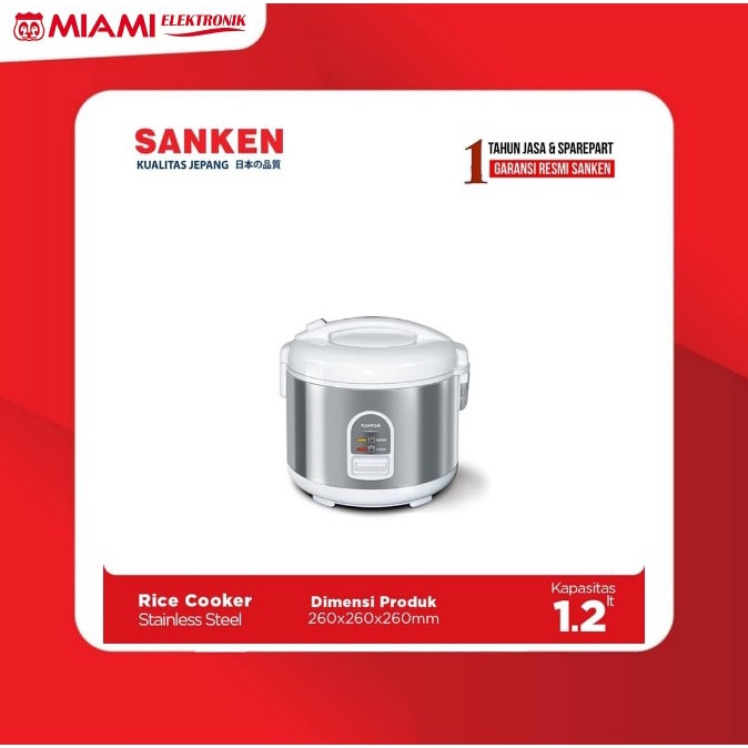 rice cooker sanken 1.2 liter