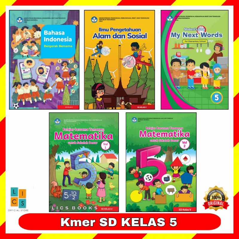 Jual Buku Paket Siswa SD Kelas 5 Kurikulum Merdeka Kemendikbut Ristek ...